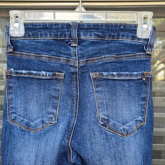 Tricot Women's High Rise Button Fly Skinny Jeans- Size 0 - Picture 9 of 11